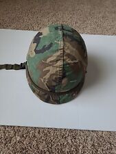 VINTAGE U.S. M1 HELMET COMPLETE W/ CAMO LINER AND CHIN STRAP picture