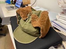 ORIGINAL WWII US ARMY M1943 WINTER PILE HAT CAP-SIZE 7 1/8TH picture