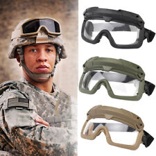 Anti-Fog Tactical Military Ballistic Lens Shooting Proof Goggles Safety Glasses picture
