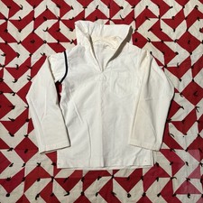 Vintage U.S. Military White Naval Uniform Top USN As Is