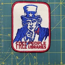 Rare VINTAGE Free People Libraries Patch picture