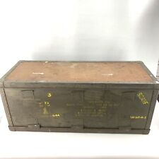 Vtg WWII US Air Corps Force Frag Bomb Conversation Kit Crate Chest Rare picture