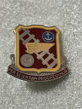 US Army Transportation Center School Unit Crest DUI Enamel Pin picture