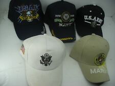 US Lot of 5 Military Caps picture