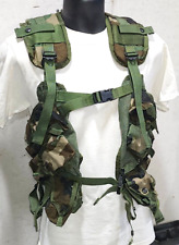 US ARMY Enhanced Tactical Load Bearing Vest Woodland M81 #8415-01-296-8878 picture